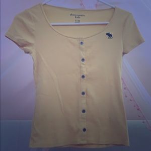 Yellow Abercrombie Kids Shirt